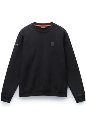 Napapijri Sweatshirts & Hoodies, Heren, Zwart, M, Badge Sweaters