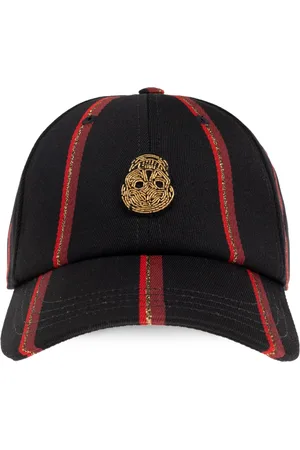 Alexander McQueen Accessoires, Heren, Zwart, S, Wol, Baseballpet