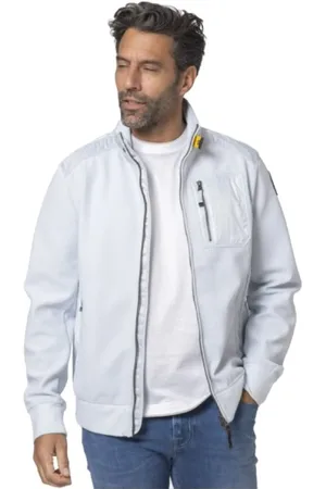Parajumpers Jassen, Heren, Blauw, L, Polyester, Pastelblauwe London Jas