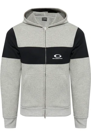 Balenciaga Sweatshirts & Hoodies, Heren, Grijs, L, Katoen, Hoodie