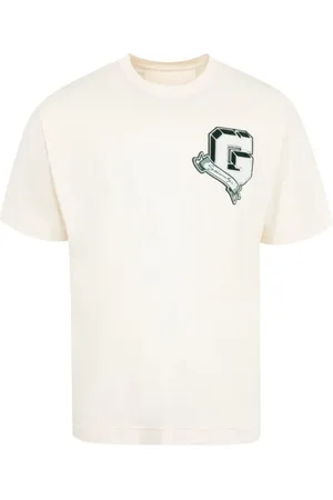 Givenchy Tops, Heren, , S, Katoen, College T-shirt in Katoenpoeder