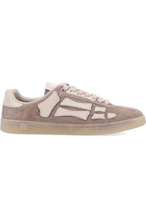 AMIRI Schoenen, Heren, Bruin, 41 EU, Suède, Bot Sneakers met Suède Bovenwerk