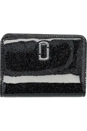 Marc Jacobs Accessoires, Dames, Zwart, ONE Size, Polyester, Mini Compact Portemonnee