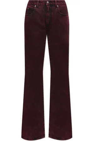 Alexander McQueen Jeans, Dames, Rood, W25, Katoen, Jeans met logo