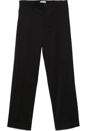 Helmut Lang Broeken, Heren, Zwart, W34, Wol, Zwarte relaxte broekpak
