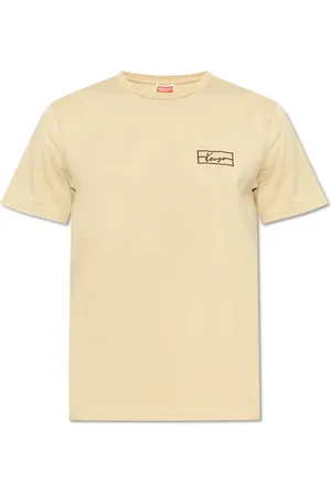 Kenzo Tops, Heren, , S, Katoen, T-shirt met logo