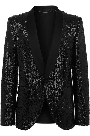 Dolce & Gabbana Jassen, Heren, Zwart, L, Stijlvolle jas voor mannen