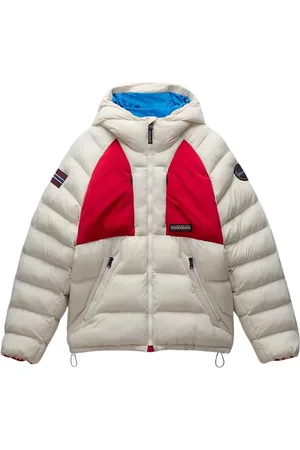 Napapijri Jassen, Heren, Wit, L, Pufferjas voor stijlvolle winterlook