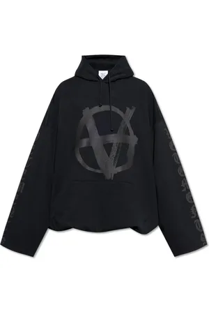 Vetements Sweatshirts & Hoodies, Heren, Zwart, L, Katoen, Hoodie
