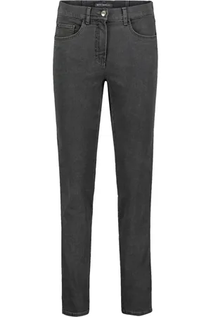 Betty Barclay Jeans, Dames, Grijs, XS, Slim Fit Stretch Broek