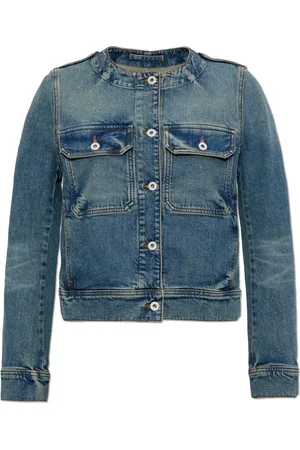 Kenzo Jassen, Dames, Blauw, M, Denim, Denim Jas