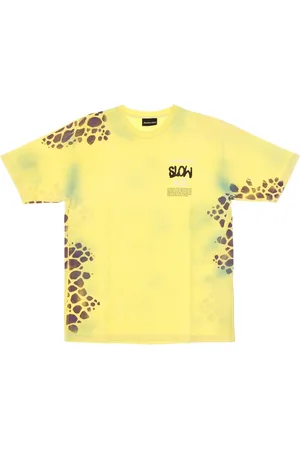 MAUNA KEA Tops, Heren, Geel, S, Katoen, Gele Turtle Tee Heren T-shirt