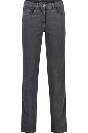 Betty Barclay Jeans, Dames, Grijs, M, Slim-Fit Stretch Broek