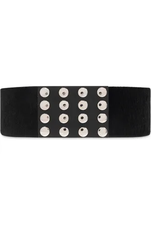 The Attico Accessoires, Dames, Zwart, L, Leer, Leren Riem