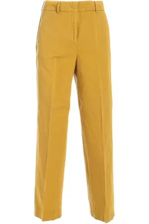 Incotex Broeken, Dames, Geel, M, Katoen, Arlys Broek