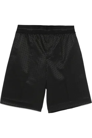 Helmut Lang Korte broeken, Heren, Zwart, W31, Wol, Zwarte Auto Kort Tonaal Stijl