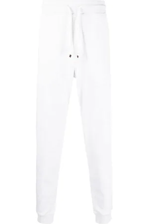 Brunello Cucinelli Broeken, Heren, Wit, S, Trainingsbroeken