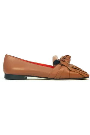 Prosperine Schoenen, Dames, Bruin, 37 EU, Mocassin met franjes