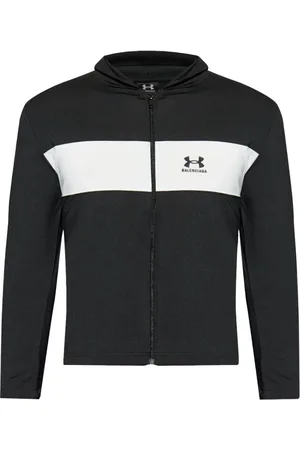 Balenciaga Sweatshirts & Hoodies, Heren, Zwart, M, Zwarte rits trui