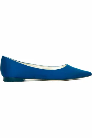 Prosperine Schoenen, Dames, Blauw, 37 EU, Satijn, Satin Ballerina Schoenen Leren Voering