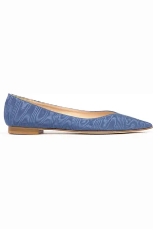 Prosperine Schoenen, Dames, Blauw, 40 EU, Ballerina met V-hals in Diverse Kleuren