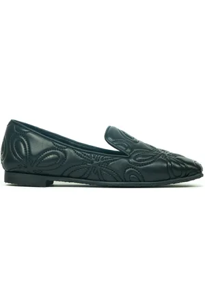 Prosperine Schoenen, Dames, Zwart, 40 EU, Leer, Zwarte Nappa Loafer Schoen
