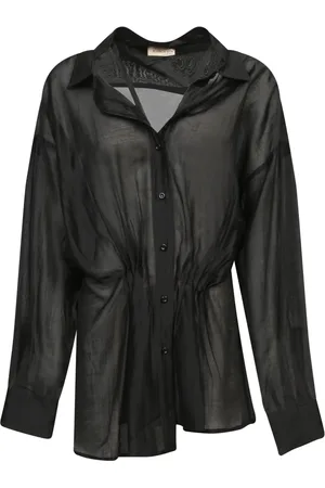 BLANCA Blouses & Shirts, Dames, Zwart, XS, Katoen, Zwarte shirt voor vrouwen