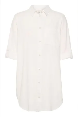 Kaffe Blouses & Shirts, Dames, Wit, L, Katoen, Shirts