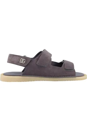 Dolce & Gabbana Schoenen, Heren, Grijs, 43 EU, Heren sandalen voor elke gelegenheid