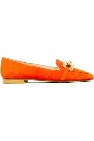 Prosperine Schoenen, Dames, Oranje, 36 EU, Ballerina met Accessoire Schoenen