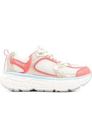 Twin-Set Sport, Dames, Veelkleurig, 38 EU, Colorblock Hardloopschoenen Art. 251Tcp 030