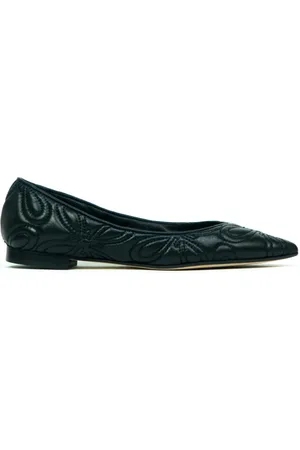 Prosperine Schoenen, Dames, Zwart, 40 EU, Leer, Zwarte Nappa Ballerina Schoenen