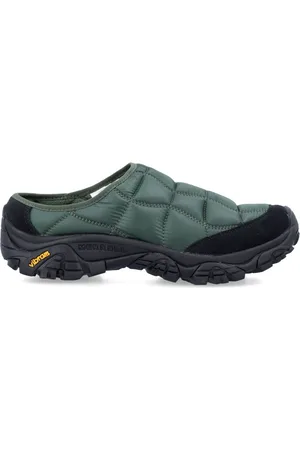 Merrell Schoenen, Heren, Groen, 41 1/2 EU, Suède, Gewatteerde Slide Schoenen voor Mannen