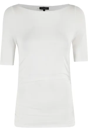 RAG&BONE Tops, Dames, Wit, S, Gerimpelde Luca Top
