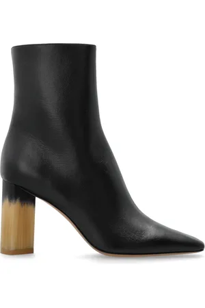 Chloé Schoenen, Dames, Zwart, 38 1/2 EU, Leer, Georgia enkellaarsjes met hak