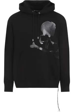 MASTERMIND Sweatshirts & Hoodies, Heren, Zwart, S, Katoen, Zwarte Sweatshirt Aw 24 Herenmode