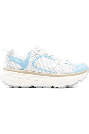 Twin-Set Sport, Dames, Veelkleurig, 38 EU, Colorblock Hardloopschoenen
