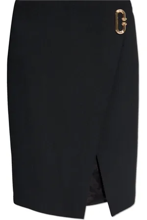 Casablanca Rokken, Dames, Zwart, M, Polyester, Rok met split