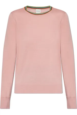 Paul Smith Truien, Dames, Roze, M, Wol, Wollen Trui