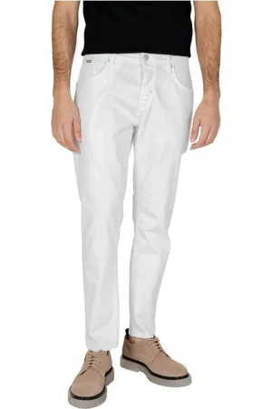 Antony Morato Jeans, Heren, Wit, W34, Katoen, Slim Fit Katoenen Jeans Collectie