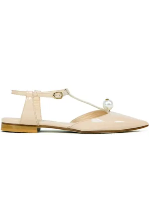 Prosperine Schoenen, Dames, , 39 EU, Leer, Slingback met accessoire voor dames