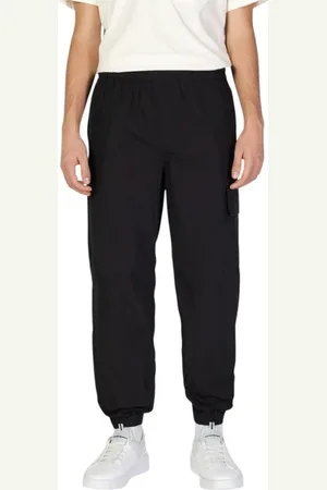Calvin Klein Broeken, Heren, Zwart, S, Katoen, Straight-Leg Katoenen Jeans