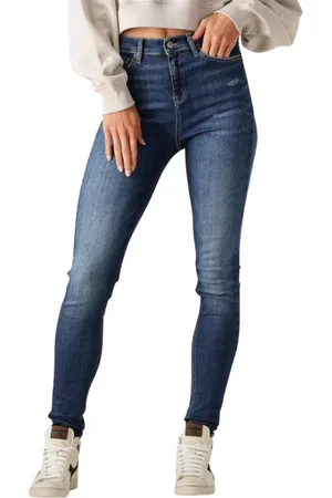 Tommy Hilfiger Jeans, Dames, Blauw, W28 L32, Donkerblauwe Skinny Jeans Nora