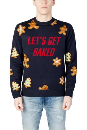 Only & Sons Truien, Heren, Blauw, S, Kersttrui Let