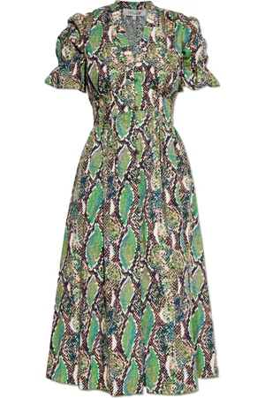 Diane von Furstenberg Kleedjes, Dames, Veelkleurig, XS, Katoen, Jurk Erica