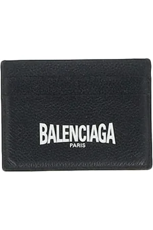Balenciaga Pre-owned, Heren, Zwart, ONE Size, Leer, Tweedehands leren portemonnees