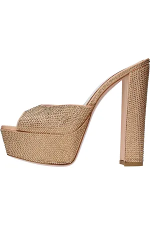 GEDEBE Schoenen, Dames, Roze, 36 EU, Satijn, Sandalen Roze