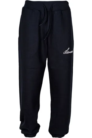 LANEUS Broeken, Heren, Zwart, M, Sportieve geborduurde heren trainingsbroek