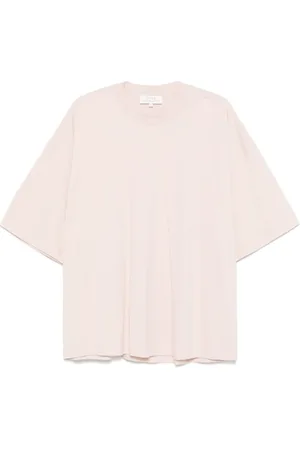 STUDIO NICHOLSON Tops, Heren, Roze, S, Lichtroze Crew Neck T-shirt
