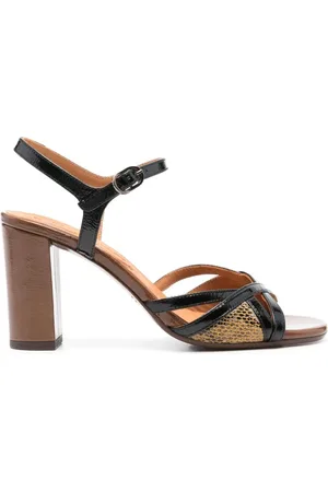 Chie Mihara Schoenen, Dames, Zwart, 38 EU, Zwarte Gesp Enkelband Hoge Hakken
